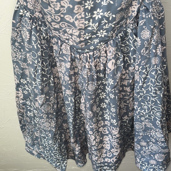 Strapless Floral Dress - Picture 3 of 6